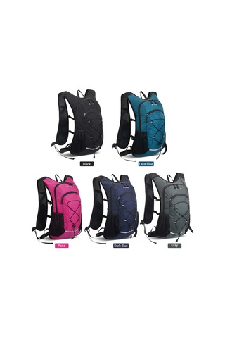 Junletu Yürüyüş Sırt Çantası Su Geçirmez Hafif Seyahat Sırt Gri Diğer