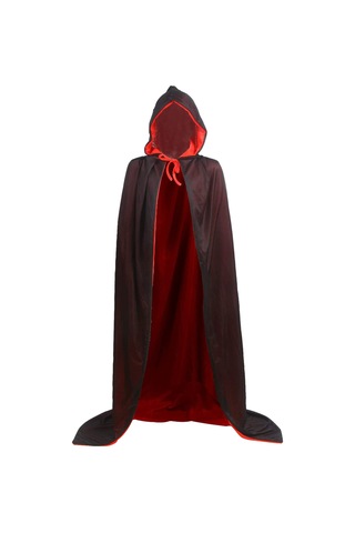 Cadılar Bayramı Vampir Pelerini Cape Siyah Ve Kırmızı Tersinir Cadılar Bayramı Pelerin Cosplay Partisi Cape Dracula Kostüm Yetişkinler İçin