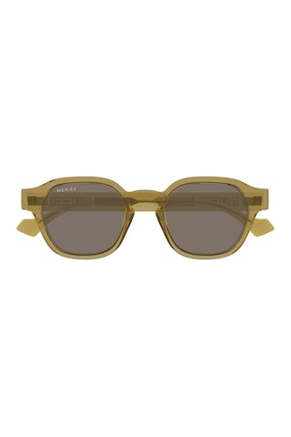 Guccı 1730s 003 50 Unisex Güneş Gözlüğü Kahverengi