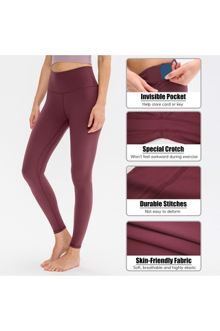 Yaozixa Kadınlar İçin Yüksek Bel Gövde Geliştirici Siyah Süngerli Fitness Taytları - Esnek Hızlı Kuruyan Antrenman Spor Eşyası Gri