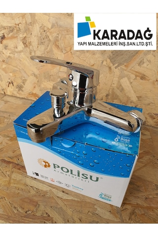 Polisu Zümrüt Banyo Bataryası Zmr395 Krom