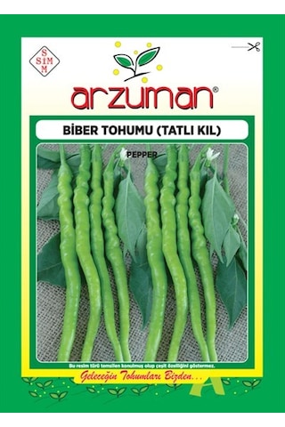 Arzuman Tatlı Kıl Biber Tohumu