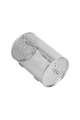 Dofolink 360 Derece Döner Paslanmaz Çelik Fırın Sepeti - Fıstık, Kahve Fıstığı, Kestane Pişirme Aleti - Elektrikli Fırın Ve Air Fryer Uyumlu 12x18cm Diğer