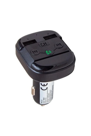 Ayt Hello Hl-19681 X12 Handsfree Çift Usb Sd Bluetooth 12-24 Volt Fm Transmitter Oto Araç Çakmaklık Müzik Bağlantı Cihaz