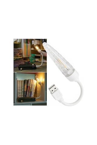 Powermaster Pm-25793 Esnek Gövdeli Usb Günışığı Cob Led Edison Masa Ve Kitap Okuma Lambası Diğer