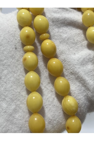 Doğal Kaya Damla Kehribar Tesbih 33lük 16,27 Gram