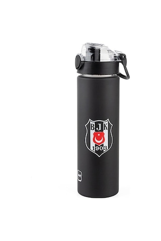 Nusrat Bilişim 630 Ml Beşiktaş Tritan Matara Siyah Renk Hafif Ve Sızdırmaz Tasarım Çok Renkli