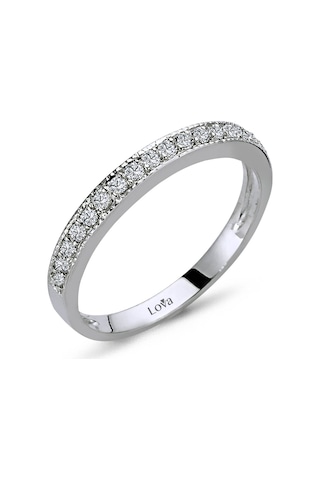 Lova 0,23 Karat Pırlanta Yarımtur Yüzük - 1030150