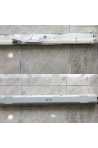 Exproof Etanj Led Aydınlatma Armatür 2X36W Troyex Gri