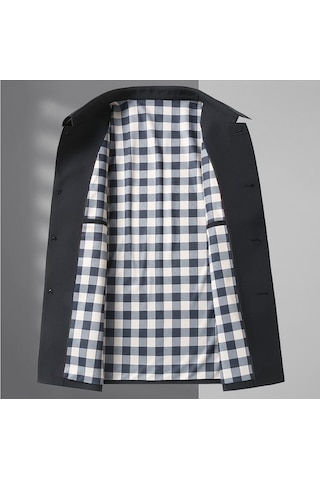 Yingfu Erkek Business Casual Ceket - Bordo Renkli Bordo