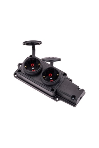 Byes 1x16a 2p+e 250v Kauçuk İkili Priz