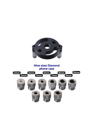 Shineyee Ahşap Paneller İçin Hassas Delme Ve Konumlandırma Aracı - 9 Paslanmaz Çelik Matkap Ucu Seti