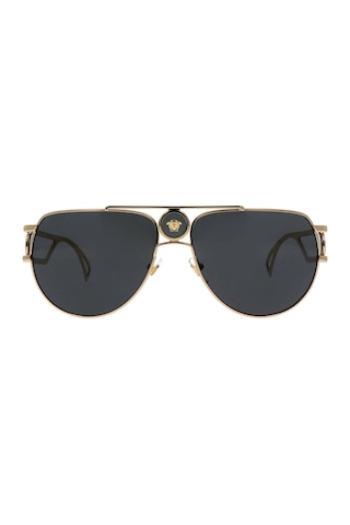 Versace Aviator Ve2225 1002/87 Altın Gri Lens 60 MM IN160632384 Erkek Güneş Gözlüğü