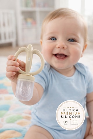 Tgm Baby Meyve Besleyici Ve Ultra Premium Silikon Diş Kaşıyıcı Muzzy Yeşil