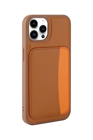 Zore Apple iPhone Uyumlu 14 Pro Max Kılıf Kartlıklı Zore X-kart Silikon Kapak - Lacivert