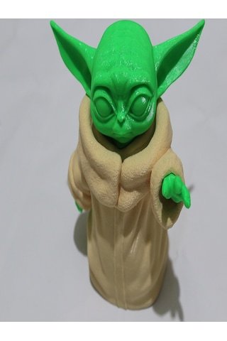3d Baby Yoda Oyuncak Figürü