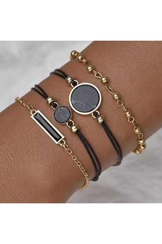 Gogoey Gm4417s Kadın Kol Saati ve 4 Adet Bileklik