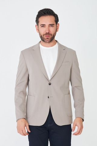 Bej Slim Fit Erkek Blazer Ceket