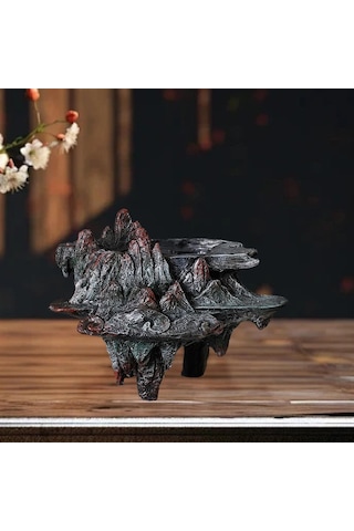 Suntek Magideal Giriş Dekorasyon Için Reçine Döşeli Bonsai Siyah