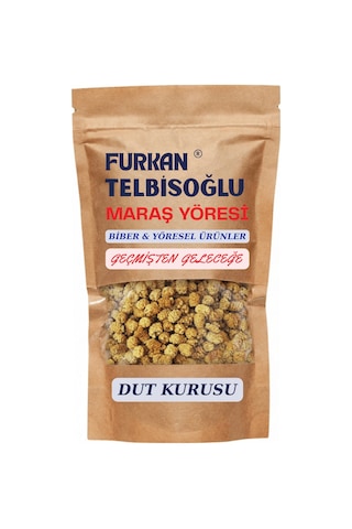 Furkan Telbisoğlu Maraş Yöresi Taze Dut Kurusu Katkısız Yöresel 250 G Maraş Yöresi