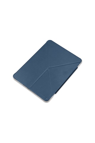Apple Uyumlu iPad  Air 11 2025 M3 Raptic Clear Folio Airbagli Şeffaf Kapaklı Katlanabilir Standlı Kılıf Lacivert