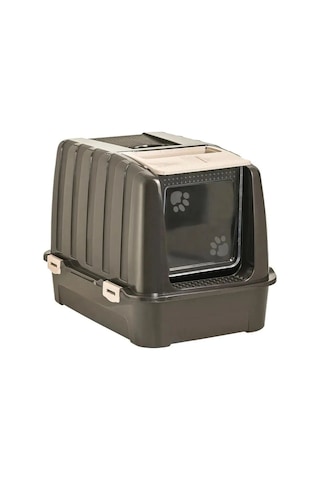 Pribor Hz-335 Kedi Köpek Evcil Hayvan Tuvaleti Büyük Boy Siyah Bej