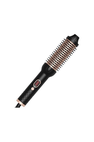 Yifomall Üçlü Fonksiyonlu Taşınabilir Saç Düzleştirici Ve Fırçası, Hızlı Isınma, 120 C-210 C Ayarlanabilir Sıcaklık