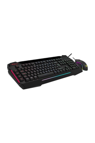 Quantum Dualstrike Kablolu Usb Q Trk Rgb Gamıng Klavye - Mouse Set Optik