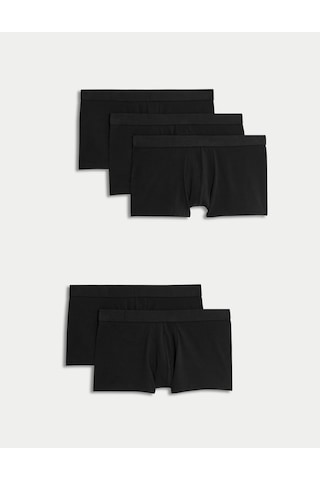 Marks & Spencer 5'li Cool & Fresh Hipster Külot Seti T14004107s Siyah