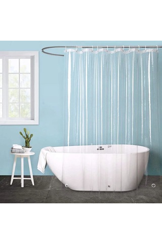 Maiyame 180x180cm Peva Su Geçirmez Banyo Perdeği - Manyetik Tabanlı, Kuru Ve Temiz Banyo İçin, Dayanıklı Ve Ekolojik Materyal Diğer