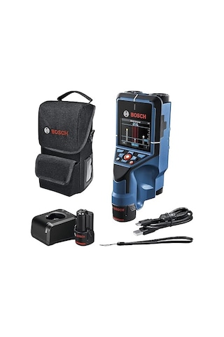 Bosch Uyumlu Professional Duvar Tarayıcı D-tect 200 C 2 Adet 12 V Pil,