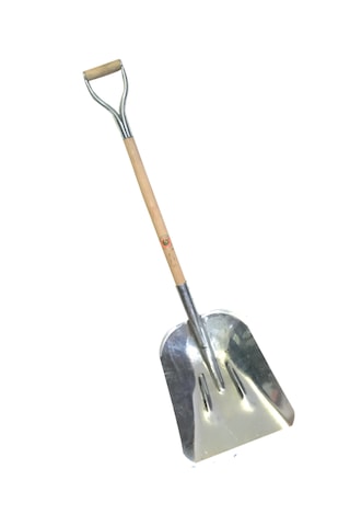 Zahire Küreği Ahşap Saplı Metal Geniş Tahıl, Yem , Bakliyat Kürek
