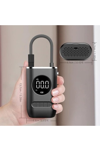 Laxsam Taşınabilir Şarjlı Kompresör Lastik Hava Pompası