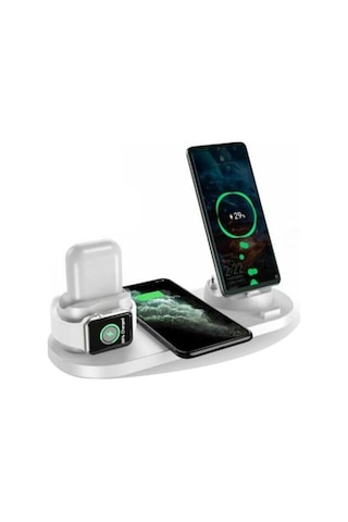 Daytona iOS Iwatch Airpods Apple Uyumlu iPhone Samsung Kablosuz Şarj Standı (487224223)