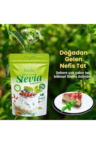 Fibrelle Double Zero Slim Sweetener 240g Keto / Ketojenik / Vegan