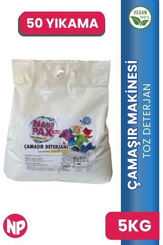 Nanopax Çamaşır Makinesi Toz Deterjanı 5 KG