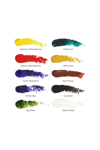 Winsor & Newton Winton Yağlı Boya Tanıtım Seti 10 Renk X 37 Ml 10 Renk