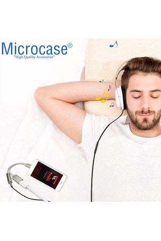 Microcase Type-C 2In1 Şarj Kulaklık Dönüştürücü Al2361