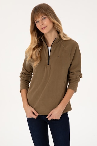 U.s. Polo Assn. Kadın Açık Haki Sweatshirt 50316714-vr183 Acık Hakı