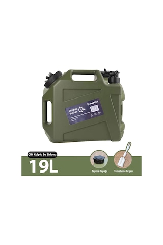 Madfox Galon Air Pe Musluklu Su Bidonu 19 Litre Green