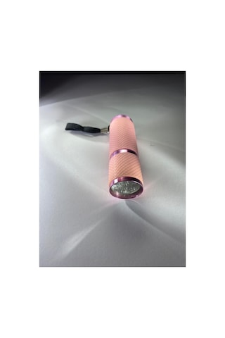 Mini Led El Feneri Anahtarlık Taşınabilir, Güçlü Işık, Kamp & Acil Durum Feneri Pembe