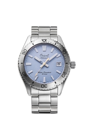 Orient Mako Ra-ac0q12l30b Otomatik Çelik Gri Mavi Kadran Safir Cam 20 Atm 40 Mm Kol Saati Gri