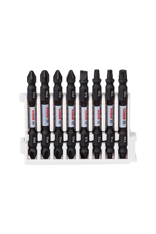 Bosch Impact Ctrl Çift Taraf Vidalama Ucu Paketi 8'li 65 MM - 2608522344