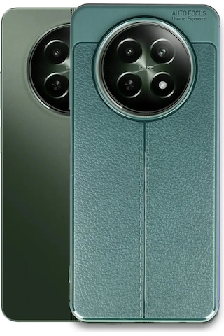 Newface - 865 - Realme 12 5g Kılıf Auto Focus Kapak - - Csmo-tex - Koyu Yeşil