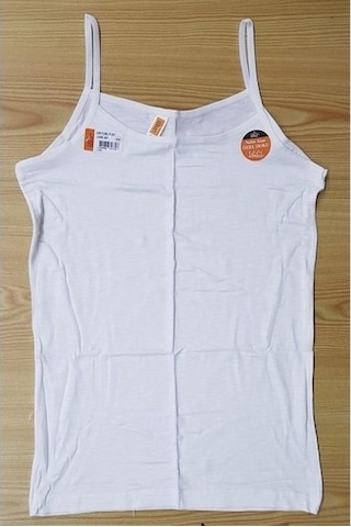 Ilke Kadın Likralı Flamlı Ince Askılı Atlet 227 - 6 Adet