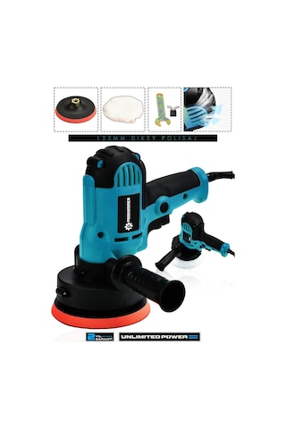 Prohummer Ph324 Elektrikli Dikey Polisaj Zımpara Makinesi - 125mm Mavi