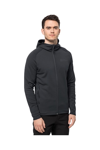 Jack Wolfskin Baiselberg Erkek Outdoor Polar Ceket Antrasit