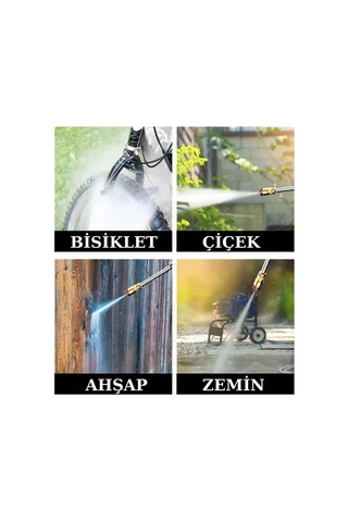 Şarjlı Oto Yıkama Ve Bahçe Sulama Tabancası Yüksek Basınçlı Makine 15.000 Mah 20-30 Dakika - Mh-hs5201-0819