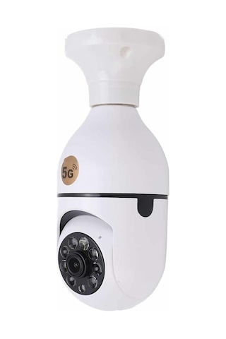 Akıllı Kamera Wifi Kamera Duylu Ampul Görünümlü 360 Derece Dönebilen Ev Kamerası 77554669