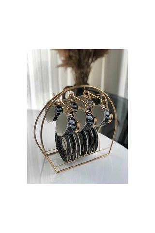Home Altın Rengi Fincanlık Gold Fincan Standı Sorelis 6lı Sunum Gold Diğer